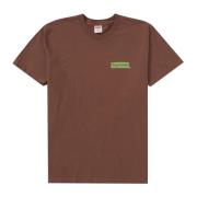 Exclusieve Klassieke Bruine Tee Shirt Supreme , Brown , Heren