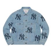 Beperkte oplage Denim Trucker Jacket Supreme , Blue , Heren