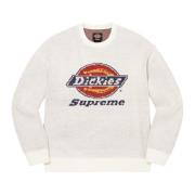 Witte Jacquard Logo Sweater Limited Edition Supreme , White , Heren