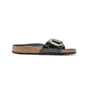 Madrid Big Buckle Sandalen Birkenstock , Black , Dames