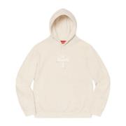 Limited Edition Cross Box Logo Hoodie Supreme , Beige , Heren