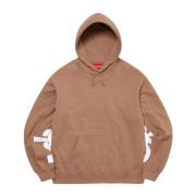 Limited Edition Cropped Panels Hoodie Lichtbruin Supreme , Brown , Her...