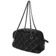 Pre-owned Fabric chanel-bags Chanel Vintage , Black , Dames