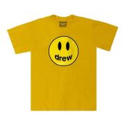 Gouden Mascotte T-shirt Limited Edition Drew House , Yellow , Heren