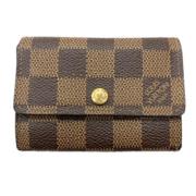 Pre-owned Canvas wallets Louis Vuitton Vintage , Brown , Dames