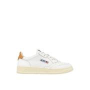 Vintage Low-Top Wit Bruin Sneakers Autry , White , Heren