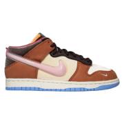 Limited Edition Dunk Mid Chocolademelk Nike , Multicolor , Heren