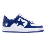 Beperkte oplage Bape Sta Patentleer Nike , Blue , Heren