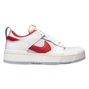 Rode Low Disrupt Sneaker Limited Edition Nike , White , Dames