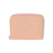 Pre-owned Fabric wallets Louis Vuitton Vintage , Pink , Dames