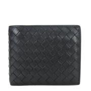 Pre-owned Leather wallets Bottega Veneta Vintage , Black , Dames