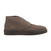 Vintage Chukka Enkellaarzen Bruin Doucal's , Brown , Heren