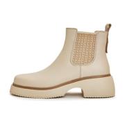 Platform Enkellaarzen - Beige Cesare Gaspari , Beige , Dames