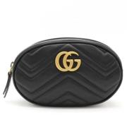 Pre-owned Leather gucci-bags Gucci Vintage , Black , Dames