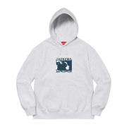 Hond eet hond hoodie asgrijs Supreme , Gray , Heren