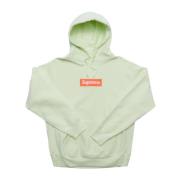 Limited Edition Lime Box Logo Hoodie Supreme , Green , Heren