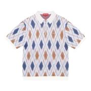 Argyle Zip Polo Limited Edition Supreme , Multicolor , Heren