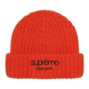 Geribbelde Beanie Burnt Orange Limited Edition Supreme , Orange , Unis...