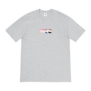 Limited Edition Box Logo Tee Grijs/Roze Supreme , Gray , Heren