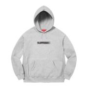 Motion Logo Hoodie Heather Grey Limited Edition Supreme , Gray , Heren