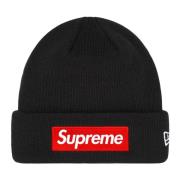 Limited Edition Box Logo Beanie Zwart Supreme , Black , Heren