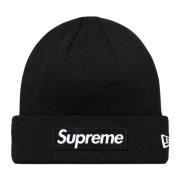 Limited Edition Box Logo Beanie Zwart Supreme , Black , Unisex