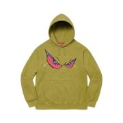 Limited Edition Eyes Hooded Sweatshirt Supreme , Green , Heren