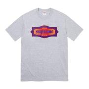 Klassiek Katoenen T-shirt Heather Grey Supreme , Gray , Heren