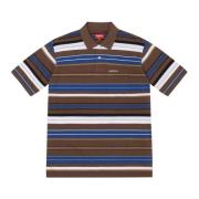 Beperkte oplage Multi Stripe Polo Bruin Supreme , Multicolor , Heren