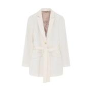 Romige Blazer Stacie Gustav , Beige , Dames