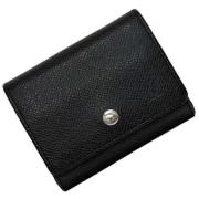 Pre-owned Leather wallets Louis Vuitton Vintage , Black , Dames