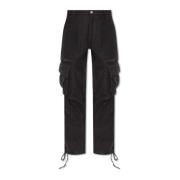 Katoenen broek Rhude , Black , Heren