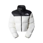 Nuptse Korte Jas The North Face , White , Dames