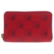 Pre-owned Leather wallets Gucci Vintage , Red , Dames