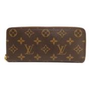 Pre-owned Canvas wallets Louis Vuitton Vintage , Brown , Dames