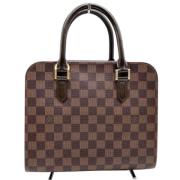 Pre-owned Fabric louis-vuitton-bags Louis Vuitton Vintage , Brown , Da...