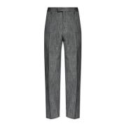 Gekreukelde broek Salvatore Ferragamo , Gray , Heren