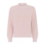 Casual Gestreepte Pullover Blouse Ash Rose Skovhuus , Pink , Dames