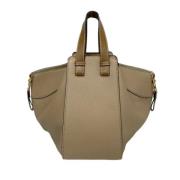 Pre-owned Leather handbags Loewe Pre-owned , Beige , Dames