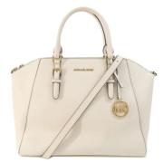 Pre-owned Plastic handbags Michael Kors Pre-owned , White , Dames