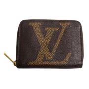 Pre-owned Canvas wallets Louis Vuitton Vintage , Brown , Dames