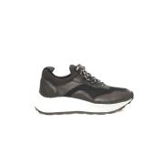 Echt Lederen Hoge Zool Sneaker Cerruti 1881 , Gray , Heren