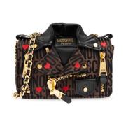 Schoudertas met logo Moschino , Multicolor , Dames