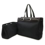 Pre-owned Leather shoulder-bags Hermès Vintage , Black , Dames