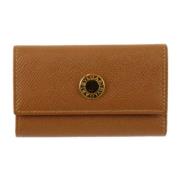 Pre-owned Leather key-holders Bvlgari Vintage , Brown , Dames