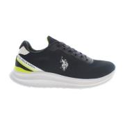 Blauwe Logo Sneakers Stijlvol Ontwerp U.s. Polo Assn. , Blue , Heren