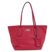 Pre-owned Plastic totes Coach Pre-owned , Red , Dames