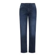 Blauwe Denim Jeans 7 For All Mankind , Blue , Heren