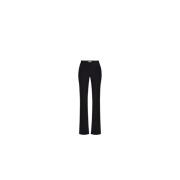 Zwarte Bootcut Broek Nina Ricci , Black , Dames