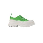 Canvas sneakers Alexander McQueen , Green , Dames